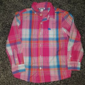 Boys size small button up dress shirt